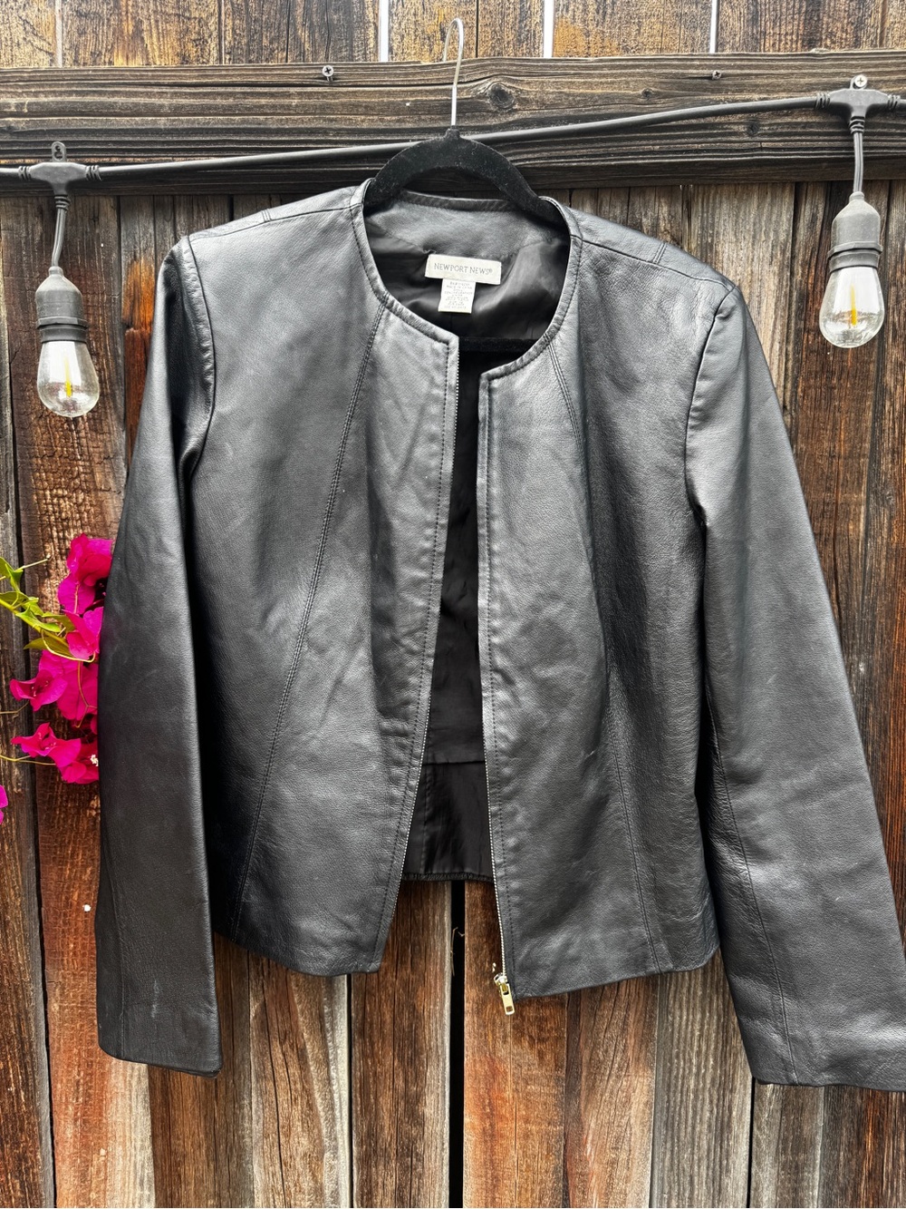 Vintage Real leather jacket size 12